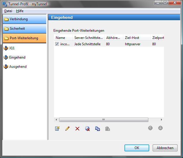 CCSH: Port-Forwarding