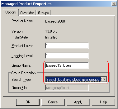 User Manager Options