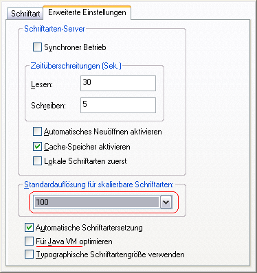 Xconfig - Globale Font-Einstellungen