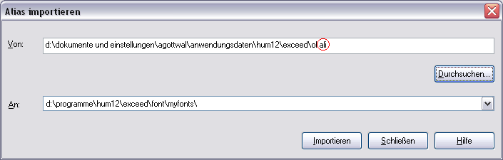 Xconfig - Font Aliase