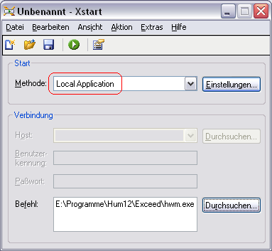 Xstart - Local Application